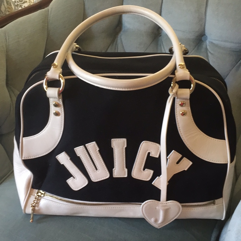 Juicy Couture Black Canvas Doctor’s Bag